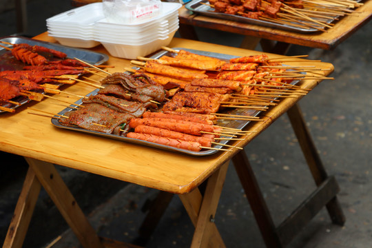 炸串串