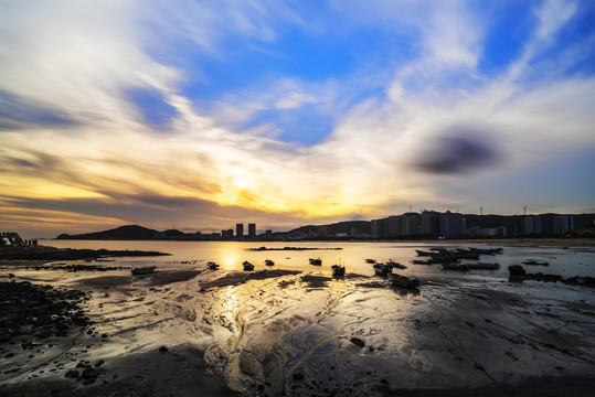 海陵岛大角湾黄昏