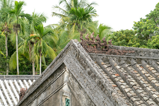 海南蔡家大院南洋骑楼历史建筑