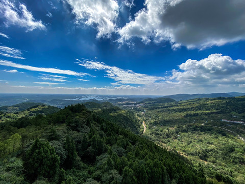 简阳丹景山风景