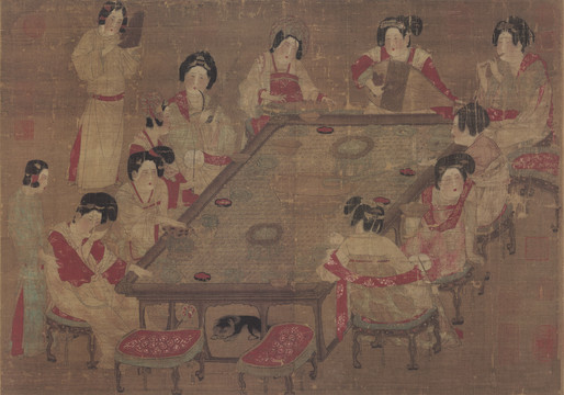 佚名宮樂圖