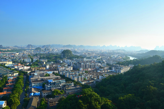 桂林城市全景