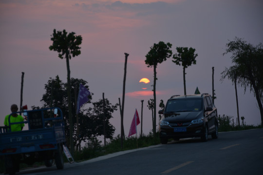 乡间柏油路