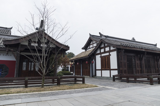 李白故居仿古建筑