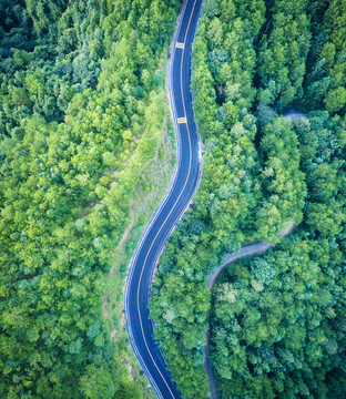 山区公路山路道路背景