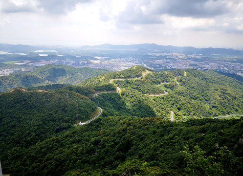 阳台山盘山路