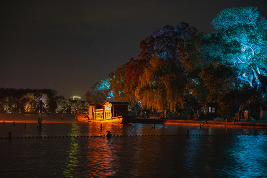 嘉兴红船夜景