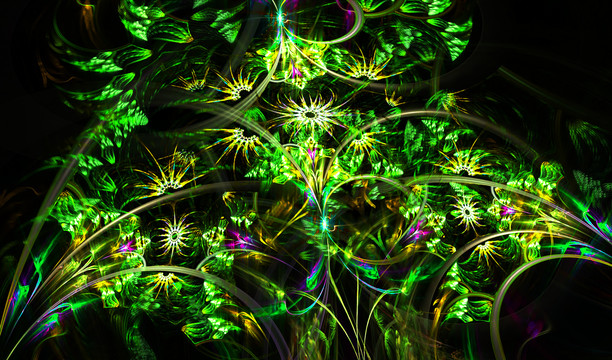 植物背景圖案