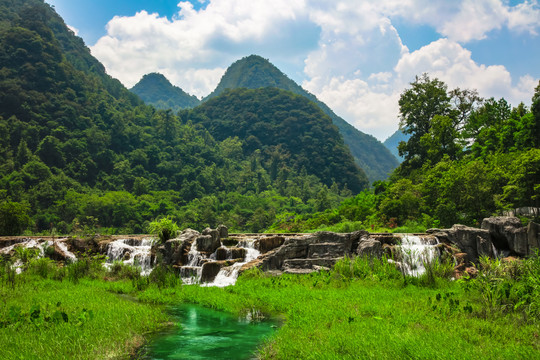 贵州小七孔景区