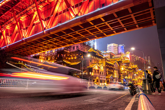 重庆洪崖洞夜景