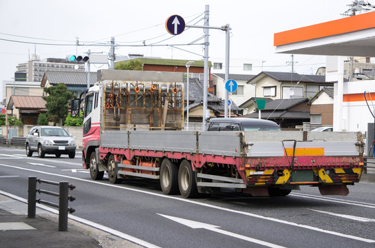 物流平板大卡车