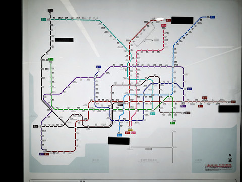 深圳地铁分布图