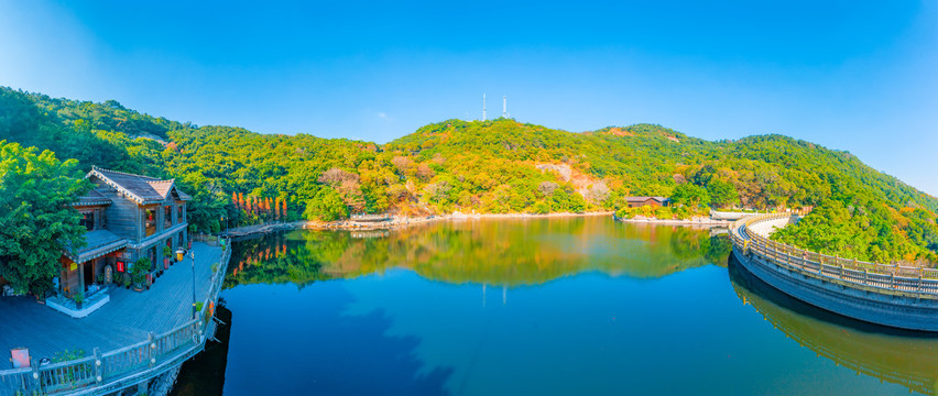 清源山天湖风光