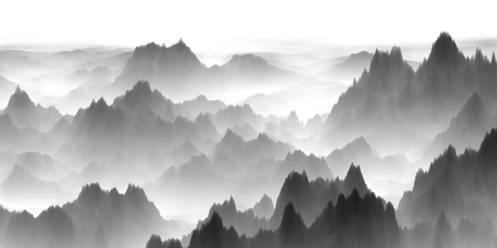 新中式山水畫