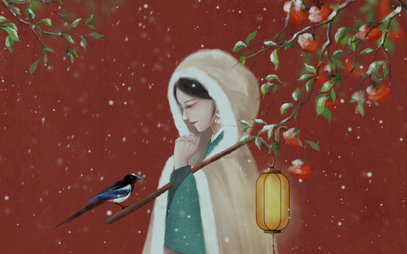 手繪美女