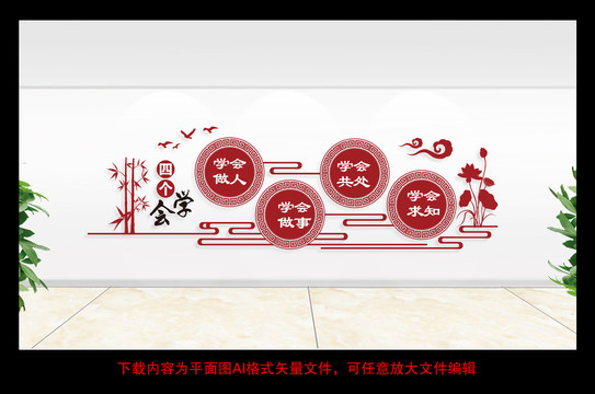 四個學(xué)會