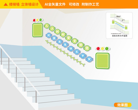 校园安全楼梯文化