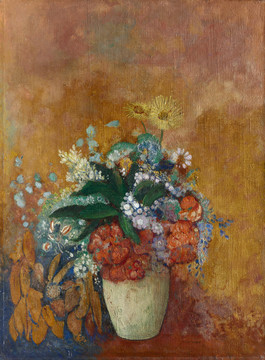 奥迪隆·雷东花瓶与花朵们