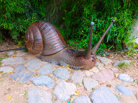 蜗牛雕像