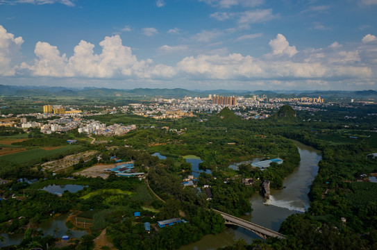 龙州县城