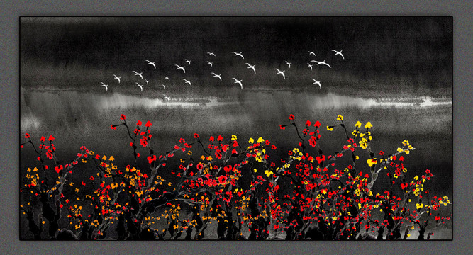 創(chuàng)意花鳥