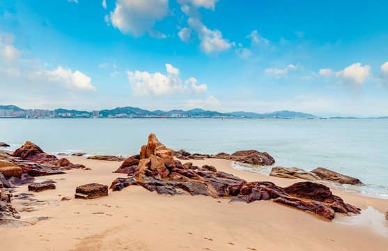 鼓浪屿海岸风光