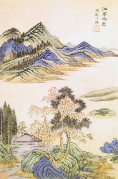 王時敏仿趙伯駒