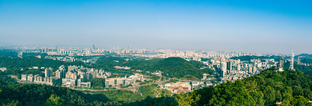 惠州市都市风光鸟瞰