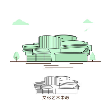 煙臺文化藝術(shù)中心插圖
