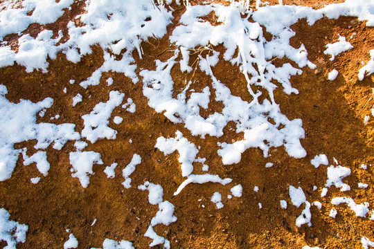 黄土地和雪