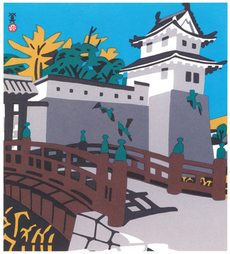 川西英赤穗城