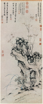 沈周芝蘭玉樹圖