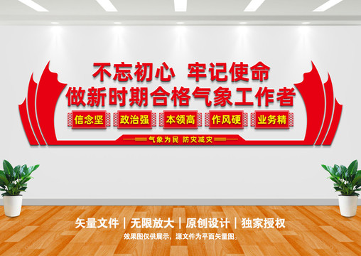 氣象局文化墻