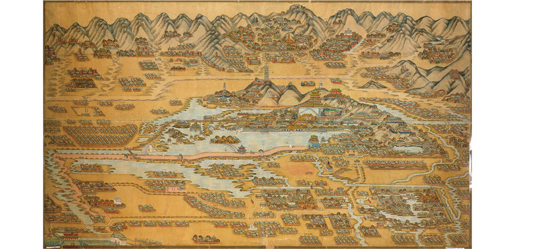 樊圻三山五園圖
