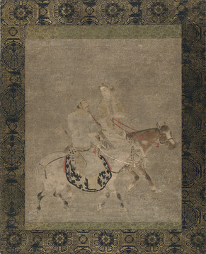 元佚名人馬圖