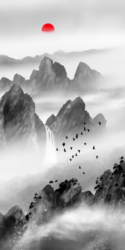 水墨山水