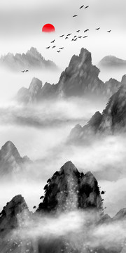 水墨山水