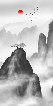 水墨山水
