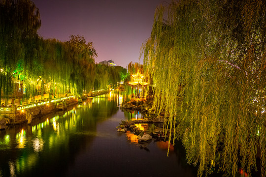 济南城市夜景