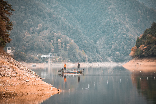 水库垂钓