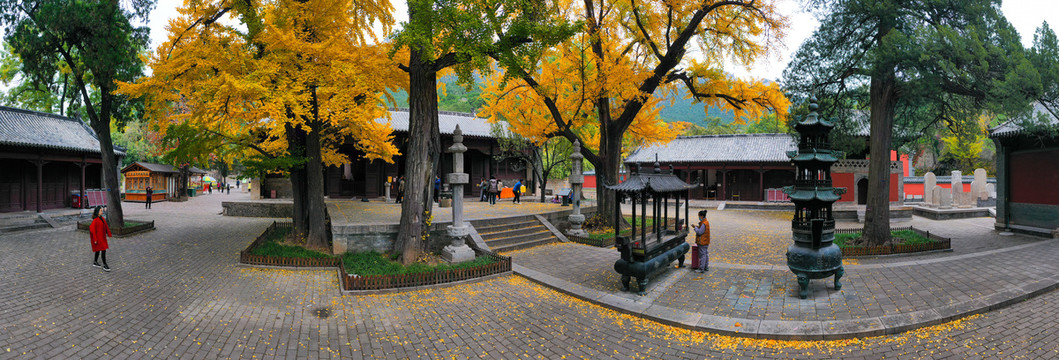 济南灵岩寺全景