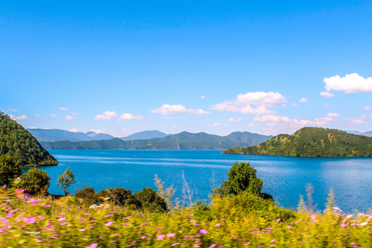 泸沽湖风光