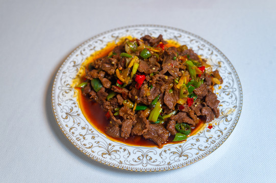 小炒黄牛肉