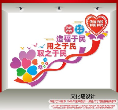 納稅樓梯文化墻