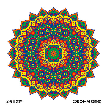 圓形傳統(tǒng)花紋