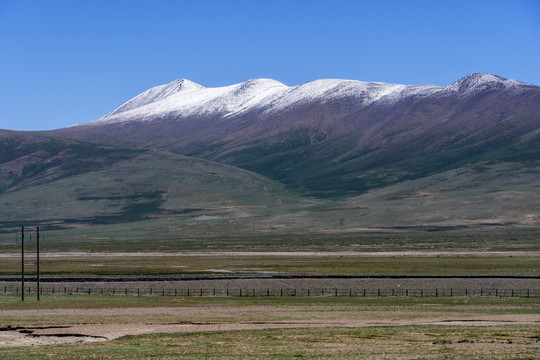 中国西藏自治区高原雪山风光