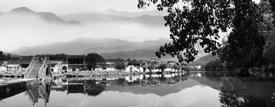 水墨山水风景