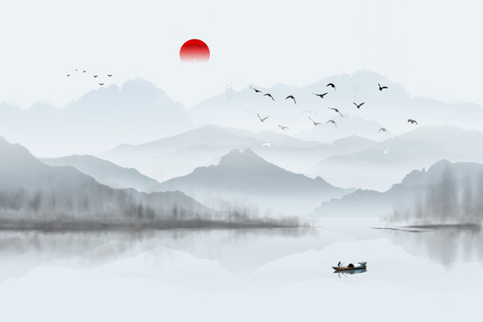 水墨山水