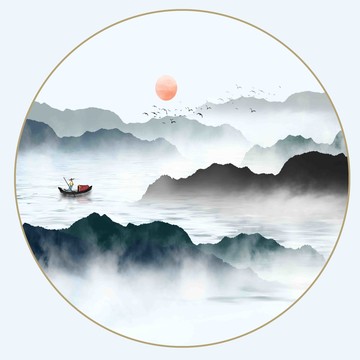 現(xiàn)代山水畫