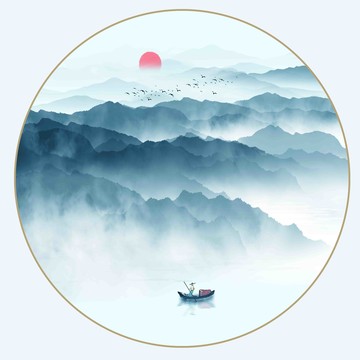 中國風(fēng)水墨畫
